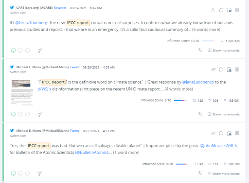 The positive mentions focus on praising the report's direct language and insistent tone.